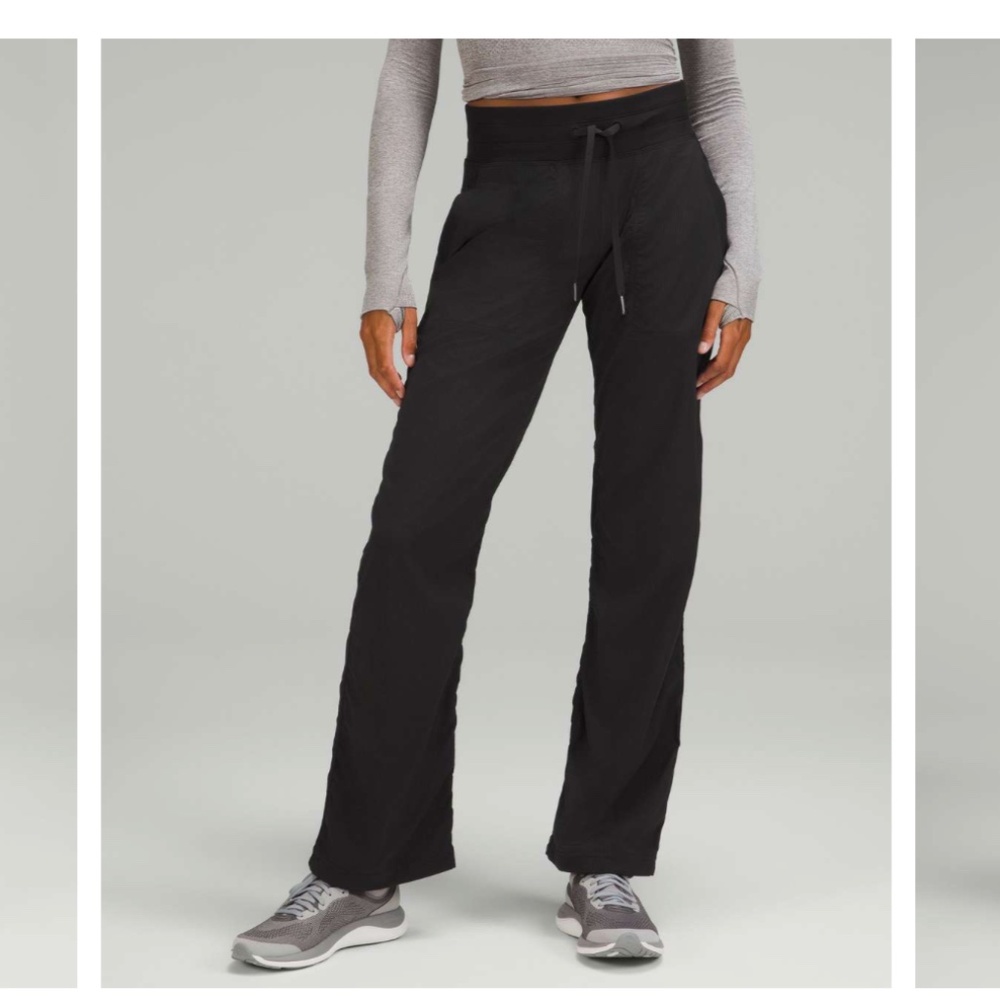 Lululemon Athletica Black Lululemon Dance Studio Mid-Rise Full Length Pant Sz 2